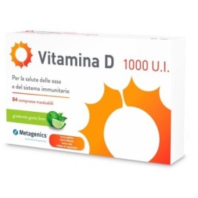 Vitamina D 1000 U.I. integratore alimentare 84 compresse Metagenics