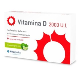 Vitamina D 2000 U.I. integratore alimentare 84 compresse Metagenics