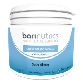 Barinutrics calcio citrato integratore alimentare 90 compresse metagenics