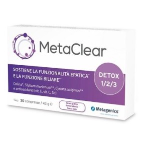 Metaclear integratore alimentare 30 compresse metagenics
