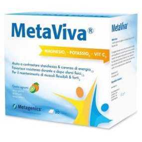 MetaViva MgK Vit. C integratore alimentare 20 bustine Metagenics