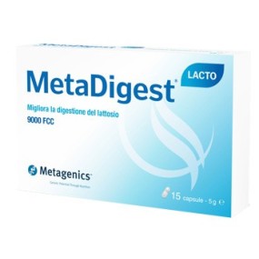 MetaDigest Lacto integratore alimentare 15 capsule Metagenics