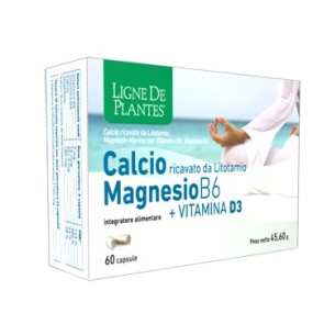 CALCIO + MAGNESIO B6 + VITAMINA D3 integratore alimentare 60 capsule Natura Service