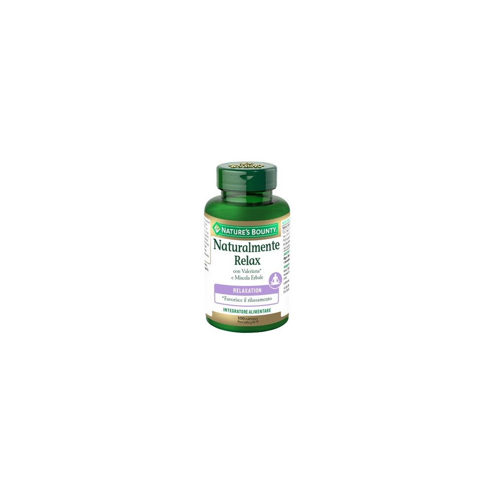Naturalmente relax integratore alimentare 100 capsule nature's bounty