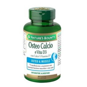 Osteo calcio e vita d3 integratore alimentare 60 tavolette nature's bounty
