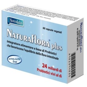 NATURAFLORA PLUS integratore alimentare 60 capsule Nutralabs