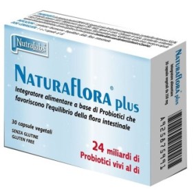 NATURAFLORA PLUS integratore alimentare 30 capsule Nutralabs