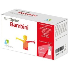 NUTRISPRINT BAMBINI integratore alimentare 10 flaconcini da 10 ml Nutrileya