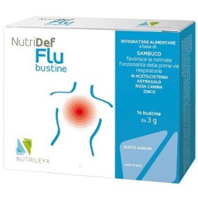 Nutridef flu integratore alimentare 14 bustine nutrileya