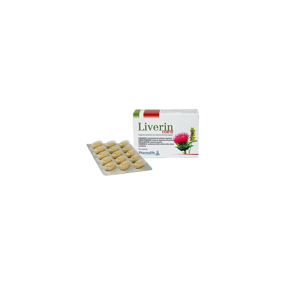 Liverin Forte integratore alimentare 60 compresse Pharmalife