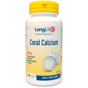 CORAL CALCIUM integratore alimentare 100 capsule Long Life
