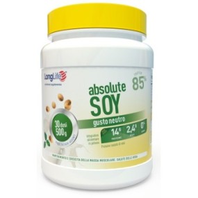 ABSOLUTE SOY Gusto neutro integratore alimentare in polvere 500 g Long Life