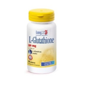 L - GLUTATHIONE 50 Mg integratore alimentare 90 compresse Long Life