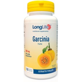GARCINIA 60% 500 Mg integratore alimentare 100 capsule Long Life