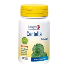 Centella 20% integratore alimentare 60 capsule long life