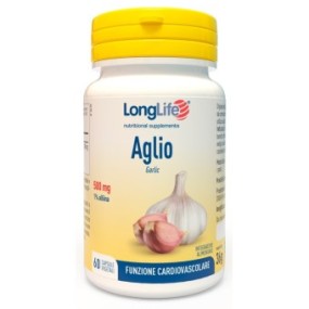 AGLIO 1% 500 Mg integratore alimentare 60 capsule Long Life