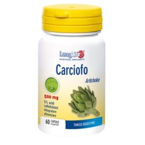 CARCIOFO integratore alimentare 60 capsule vegetali Long Life
