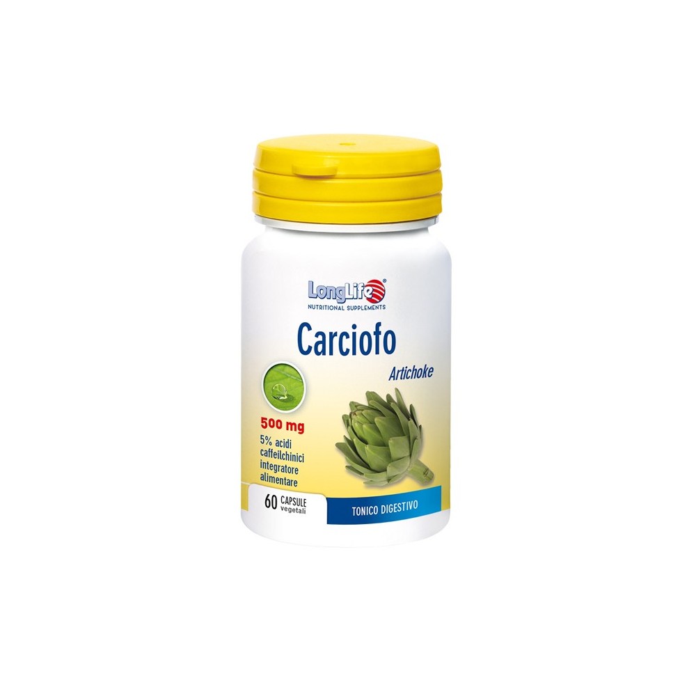 CARCIOFO integratore alimentare 60 capsule vegetali Long Life