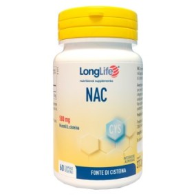 NAC integratore alimentare 60 capsule vegetali Long Life