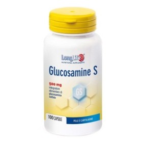 GLUCOSAMINE S integratore alimentare 100 capsule Long Life