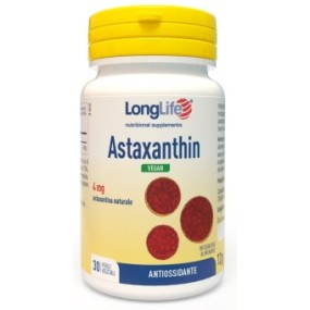 Astaxanthin vegan integratore alimentare 30 perle vegetali long life