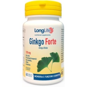 GINKGO FORTE integratore alimentare 60 tavolette Long Life