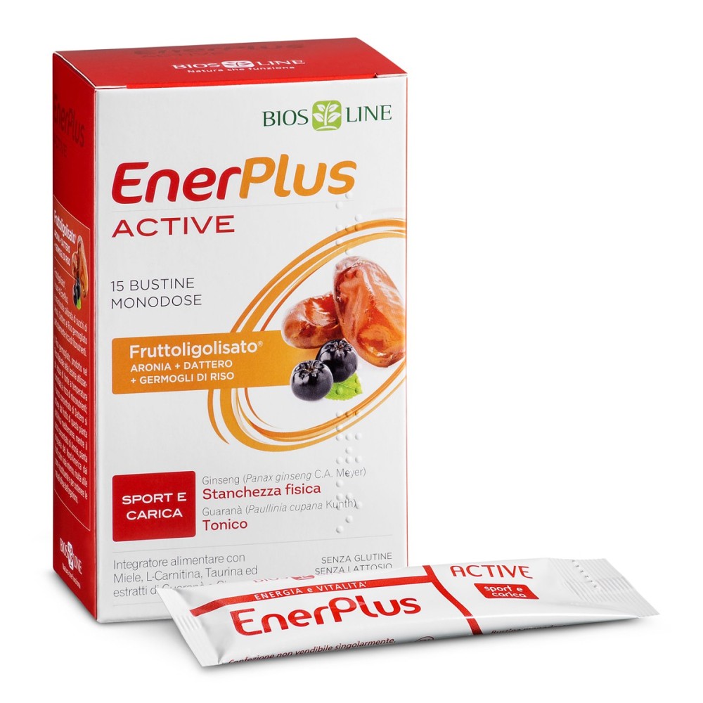 EnerPlus Active 15 bustine x 10ml Integratore Alimentare Bios Line
