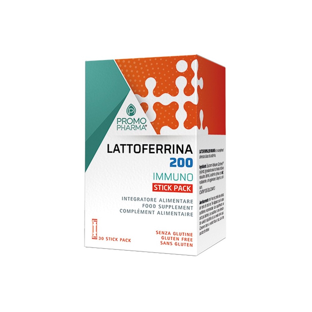 Lattoferrina 200 immuno 30 stick da 1 gr PromoPharma Integratore Alimentare