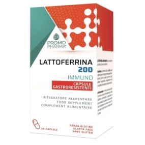 Lattoferrina 200 Immuno 30 Capsule Integratore Alimentare Promo Pharma