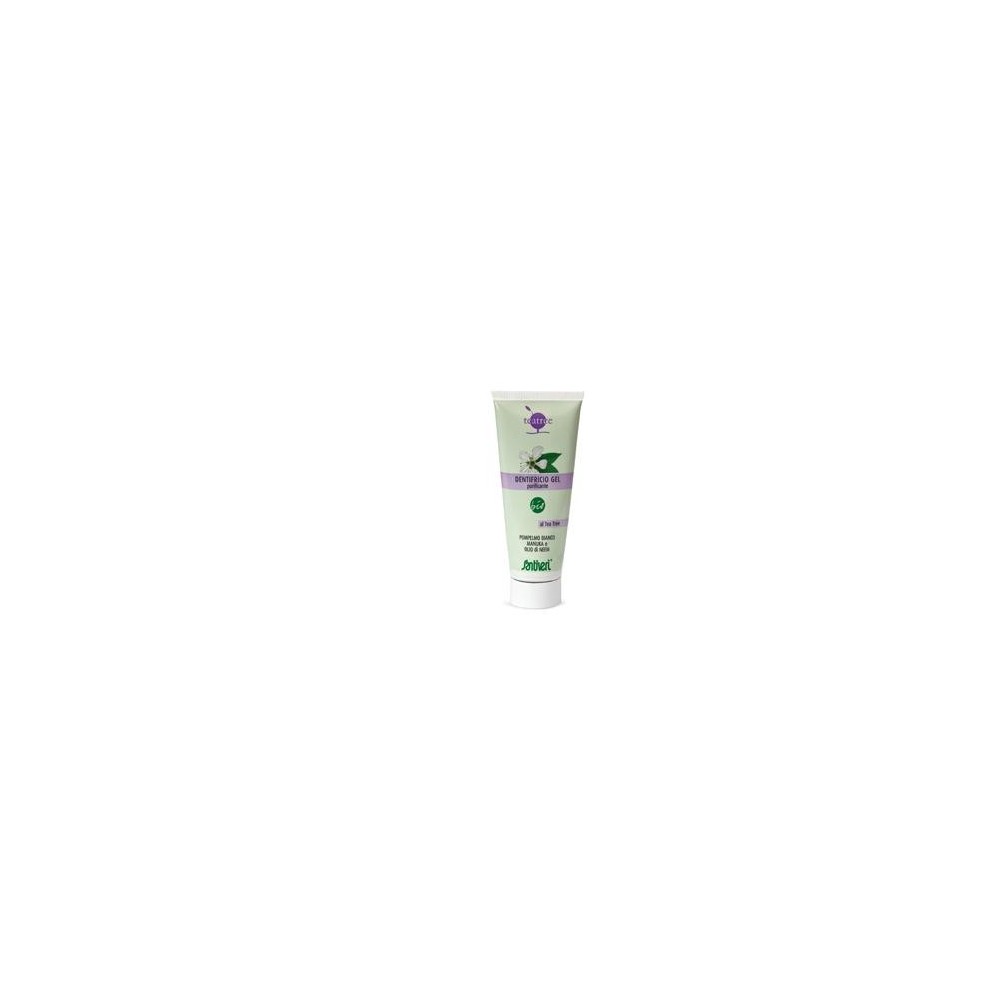 Dentifricio gel tea tree bio 75 ml santiveri ibersan