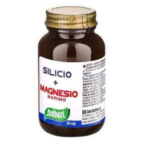 Silicio+magnesio marino integratore alimentare 60 capsule santiveri ibersan
