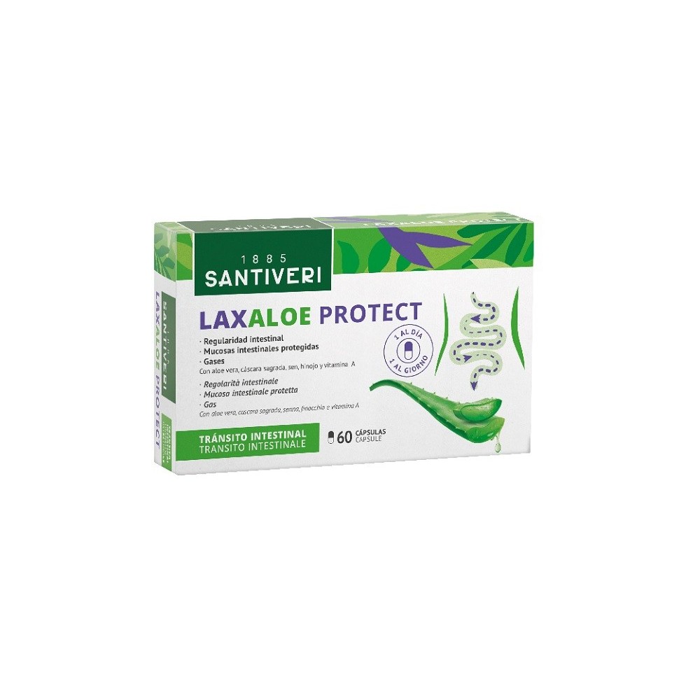 LAXALOE PROTECT integratore alimentare 60 capsule vegetali Santiveri Ibersan