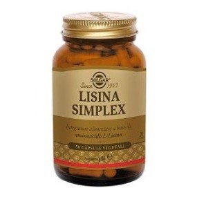 LISINA SIMPLEX integratore alimentare 50 capsule vegetali Solgar