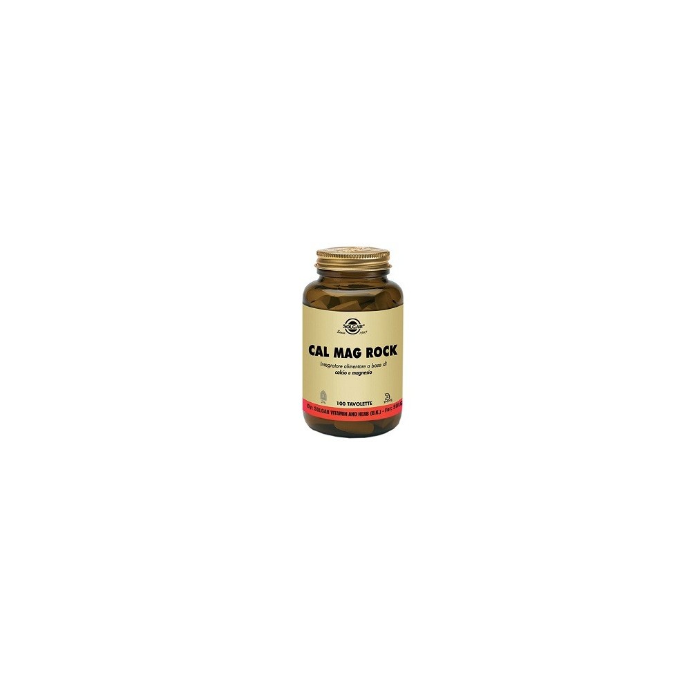 Cal mag rock integratore alimentare 100 tavolette solgar