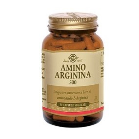 AMINO ARGININA 500 integratore alimentare 50 capsule vegetali Solgar