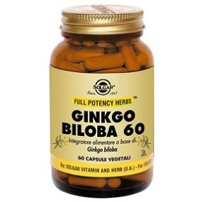 GINKGO BILOBA 60 integratore alimentare 60 capsule vegetali Solgar