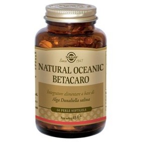 Natural oceanic betacaro integratore alimentare 60 perle solgar