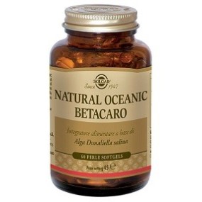 NATURAL OCEANIC BETACARO integratore alimentare 60 perle Solgar