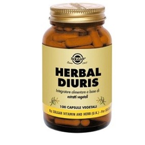 HERBAL DIURIS integratore alimentare 100 capsule vegetali Solgar
