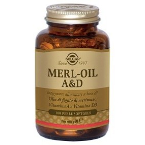 Merl-oil a & d integratore alimentare 100 perle solgar