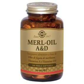 MERL-OIL A & D integratore alimentare 100 perle Solgar