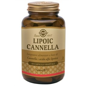 Lipoic cannella integratore alimentare 60 capsule vegetali solgar