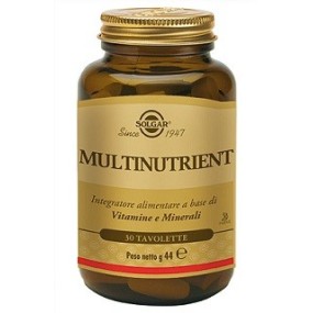 MULTINUTRIENT integratore alimentare 30 tavolette Solgar