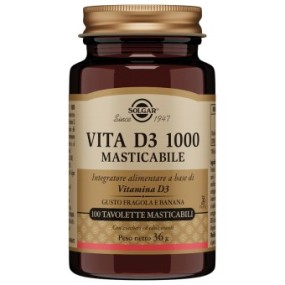 Vita d3 1000 100 tavolette masticabili
