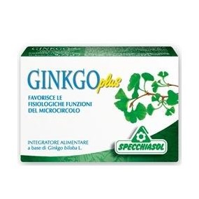 Ginkgo Plus integratore alimentare 30 capsule Specchiasol