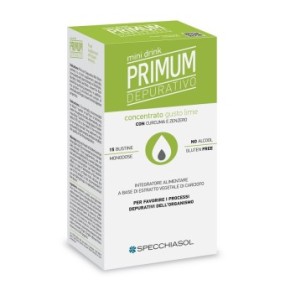 Primum Depurativo gusto Lime – Minidrink integratore alimentare 15 bustine Specchiasol