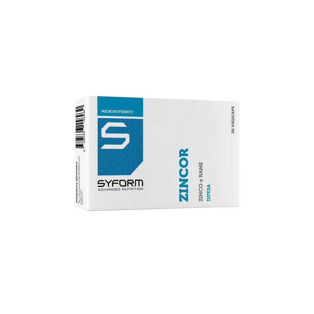 ZINCOR integratore alimentare 30 compresse Syform