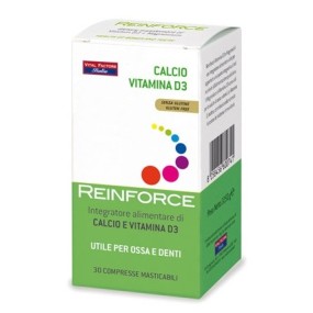 Reinforce Calcio+Vit D integratore alimentare 30 compresse Farmaderbe
