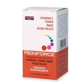 Reinforce Ferro+Rame+Vit C integratore 30 compresse Farmaderbe