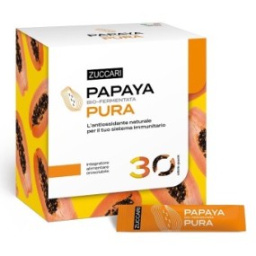 Papaya pura integratore alimentare 30 bustine zuccari